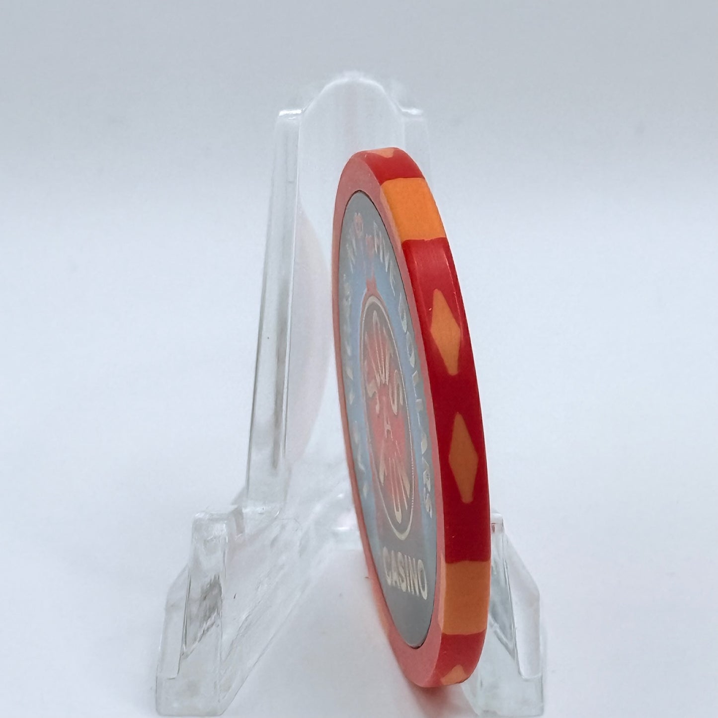 Slots-A-Fun Las Vegas Nevada 2004 'Happy New Year' LE $5 Casino Chip E2568