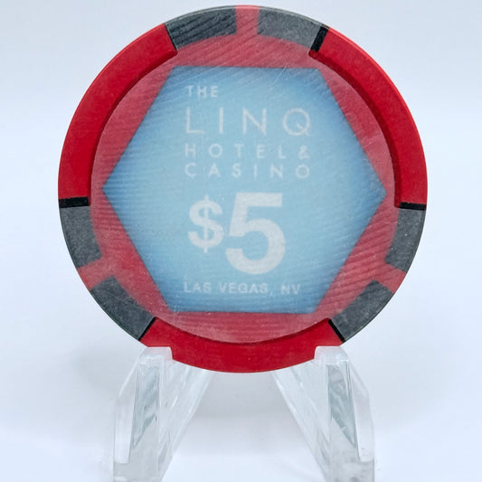 The Linq Las Vegas Nevada 2014 $5 Casino Chip D1634