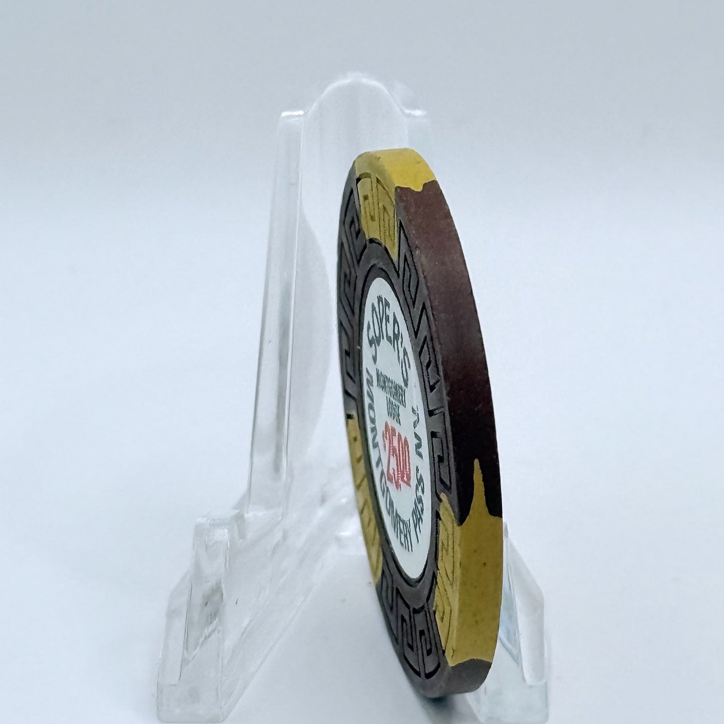 Soper's Montgomery Lodge Montgomery Pass Nevada 1980s $25 Casino Chip N5690