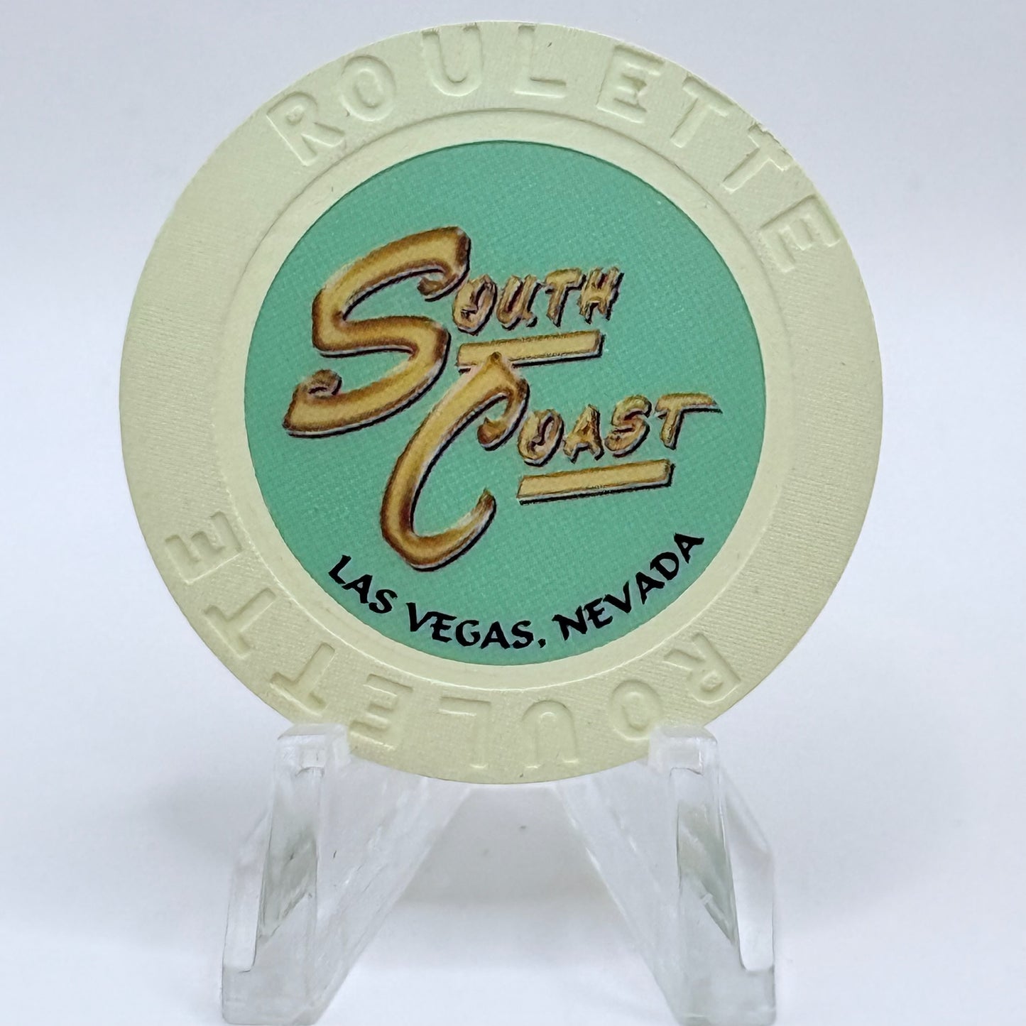South Coast Las Vegas Nevada 2005 Series 5 Roulette Casino Chip E5039