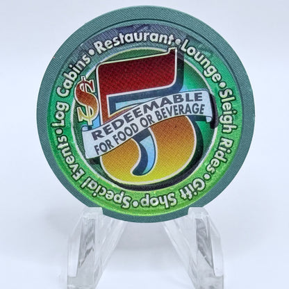 Mt. Charleston Resort 1995 LE $5 NCV Casino Chip N2813
