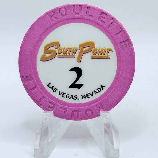 South Point Las Vegas Nevada 2006 Series 102 Roulette Casino Chip E5860
