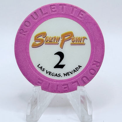 South Point Las Vegas Nevada 2006 Series 102 Roulette Casino Chip E5860