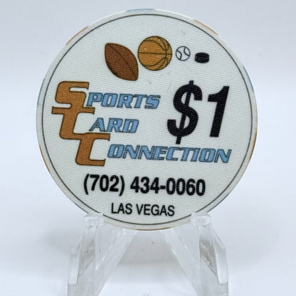 Sports Card Connection Las Vegas Nevada 1991 $1 Casino Chip N0683
