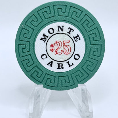 Monte Carlo Reno Nevada 1974 $25 NCV Casino Chip N5257