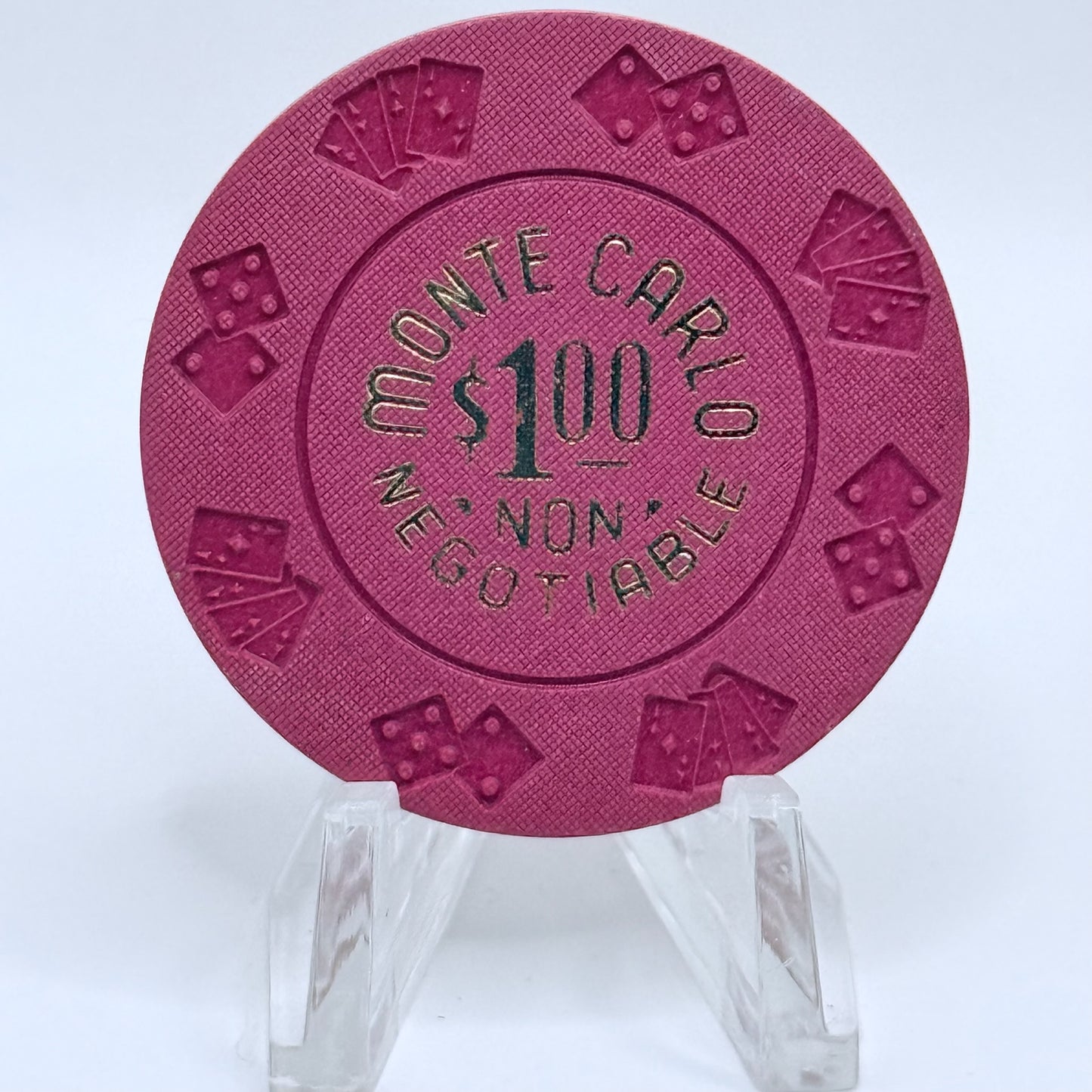 Monte Carlo Reno Nevada 1970s $1 NCV Casino Chip N0960