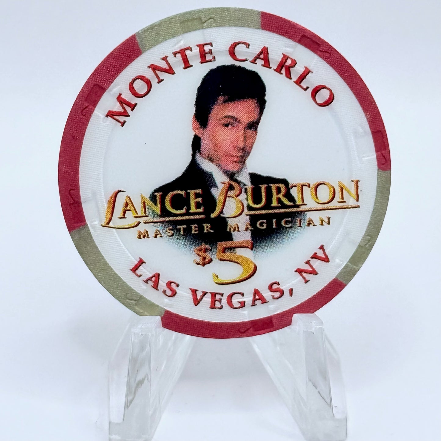Monte Carlo Resort & Casino Las Vegas Nevada 1996 LE $5 Casino Chip N8798