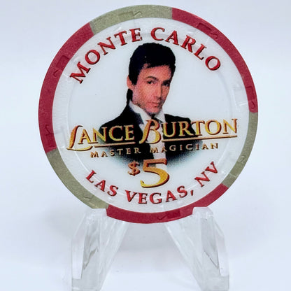 Monte Carlo Resort & Casino Las Vegas Nevada 1996 LE $5 Casino Chip N8798