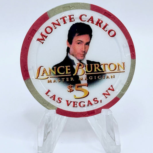 Monte Carlo Resort & Casino Las Vegas Nevada 1996 LE $5 Casino Chip N8798