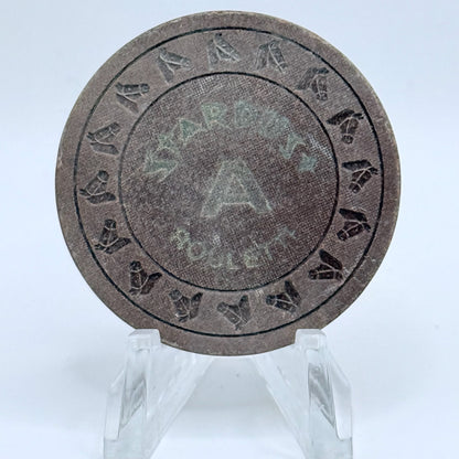 Stardust Las Vegas Nevada 1970s Series 41 Roulette Casino Chip N4333