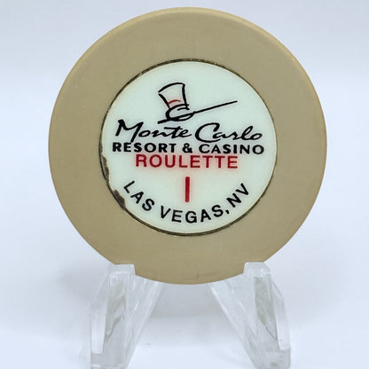 Monte Carlo Resort & Casino Las Vegas Nevada 1996 Series 109 Roulette Casino Chip N8790