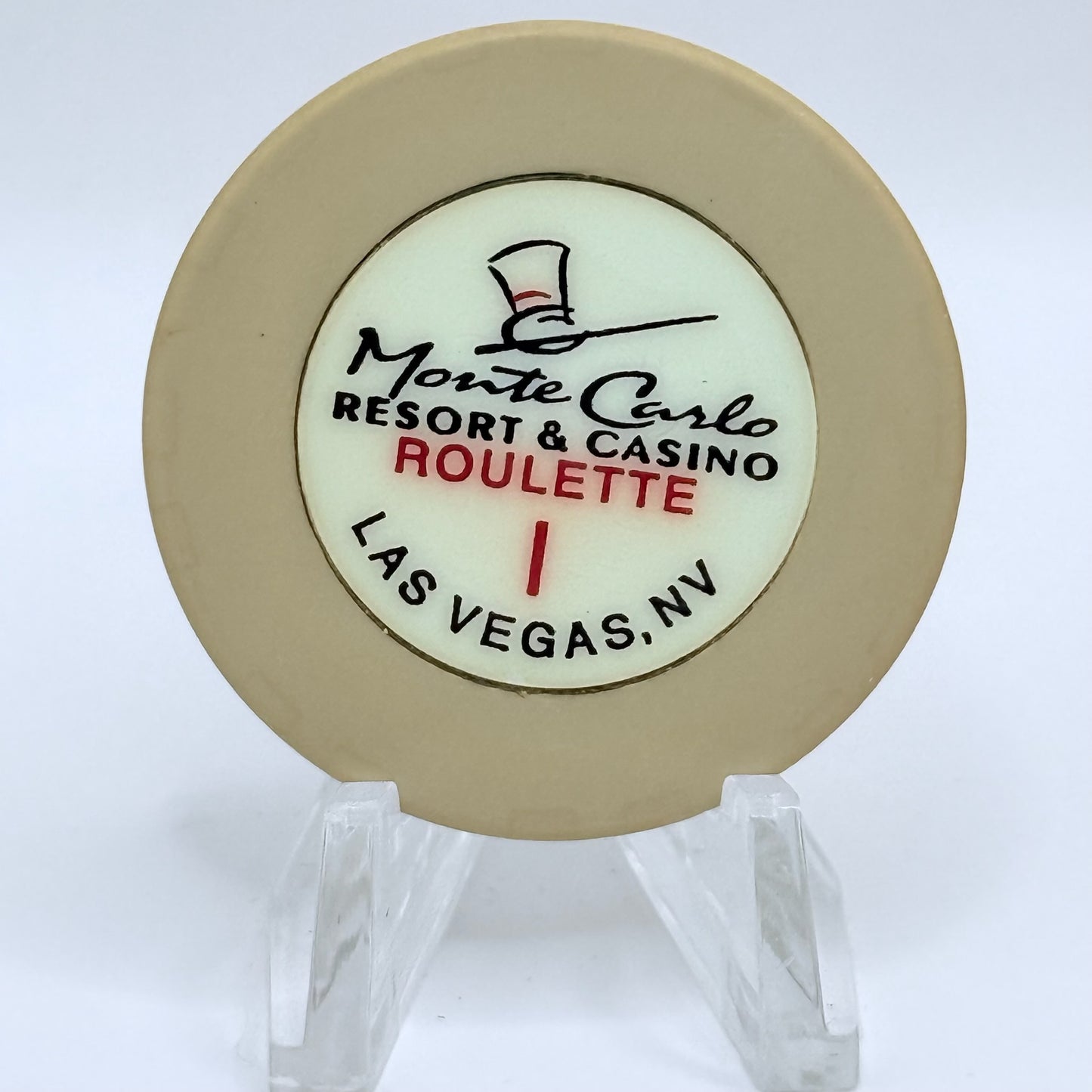 Monte Carlo Resort & Casino Las Vegas Nevada 1996 Series 109 Roulette Casino Chip N8790
