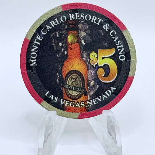 Monte Carlo Resort & Casino Las Vegas Nevada 1998 'Brewmaster Special' LE $5 Casino Chip V1157