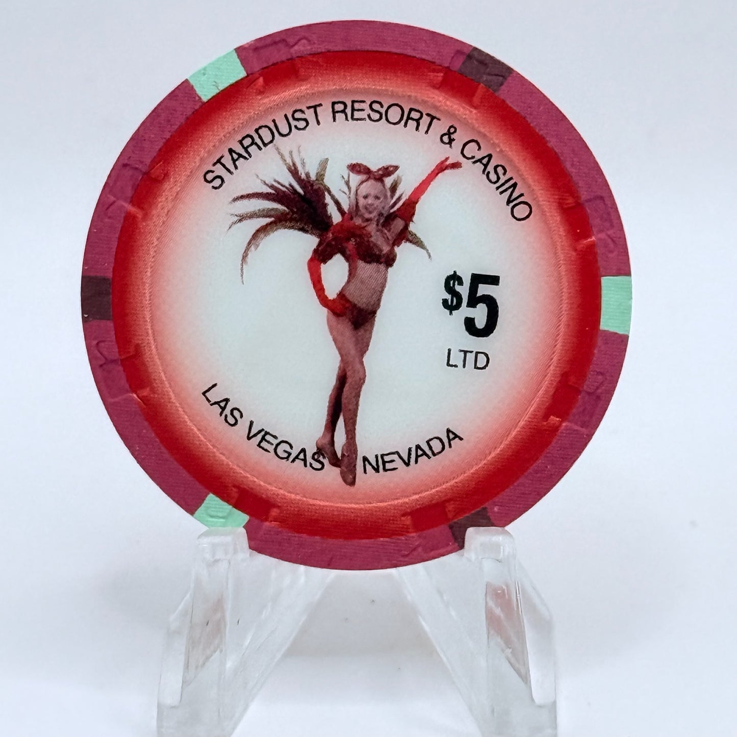 Stardust Las Vegas Nevada 2006 'Legendary Stardust' LE $5 Casino Chip E5701