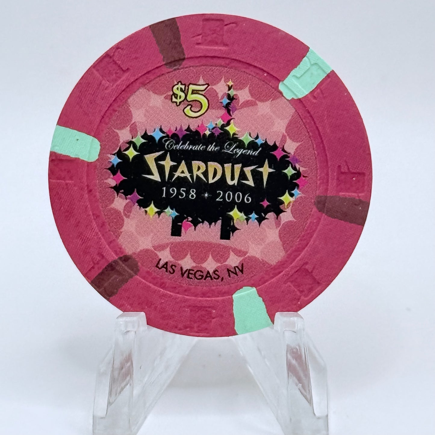 Stardust Las Vegas Nevada 2006 $5 Casino Chip E8820