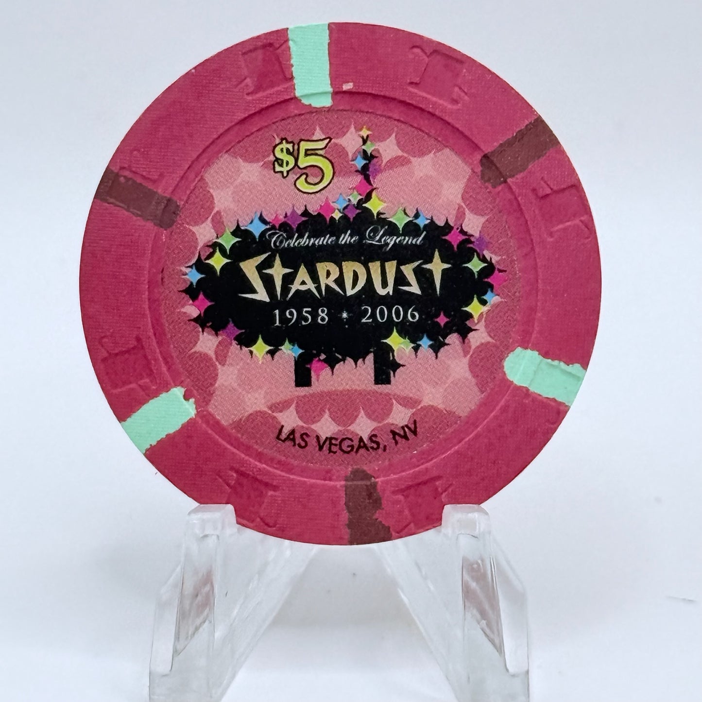 Stardust Las Vegas Nevada 2006 $5 Casino Chip E8820