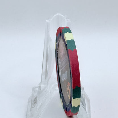 Ebro Greyhound Park (Shuffles Card Room) Ebro Florida 1997 'Grand Opening' LE $5 Casino Chip