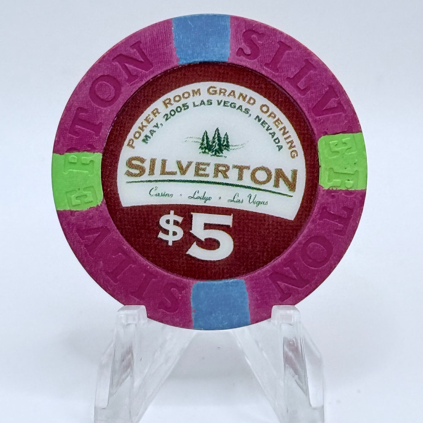 Silverton Las Vegas Nevada 2005 'Grand Opening' LE $5 Casino Chip V6660