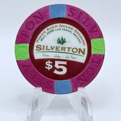 Silverton Las Vegas Nevada 2005 'Grand Opening' LE $5 Casino Chip V6660