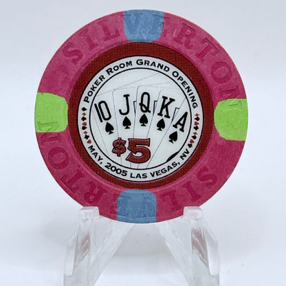 Silverton Las Vegas Nevada 2005 'Grand Opening' LE $5 Casino Chip V6660