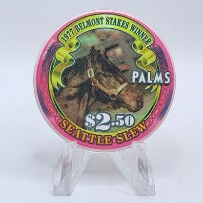 Palms Casino Resort Las Vegas Nevada 2003 'Belmont Stakes' LE $2.50 Casino Chip E1907