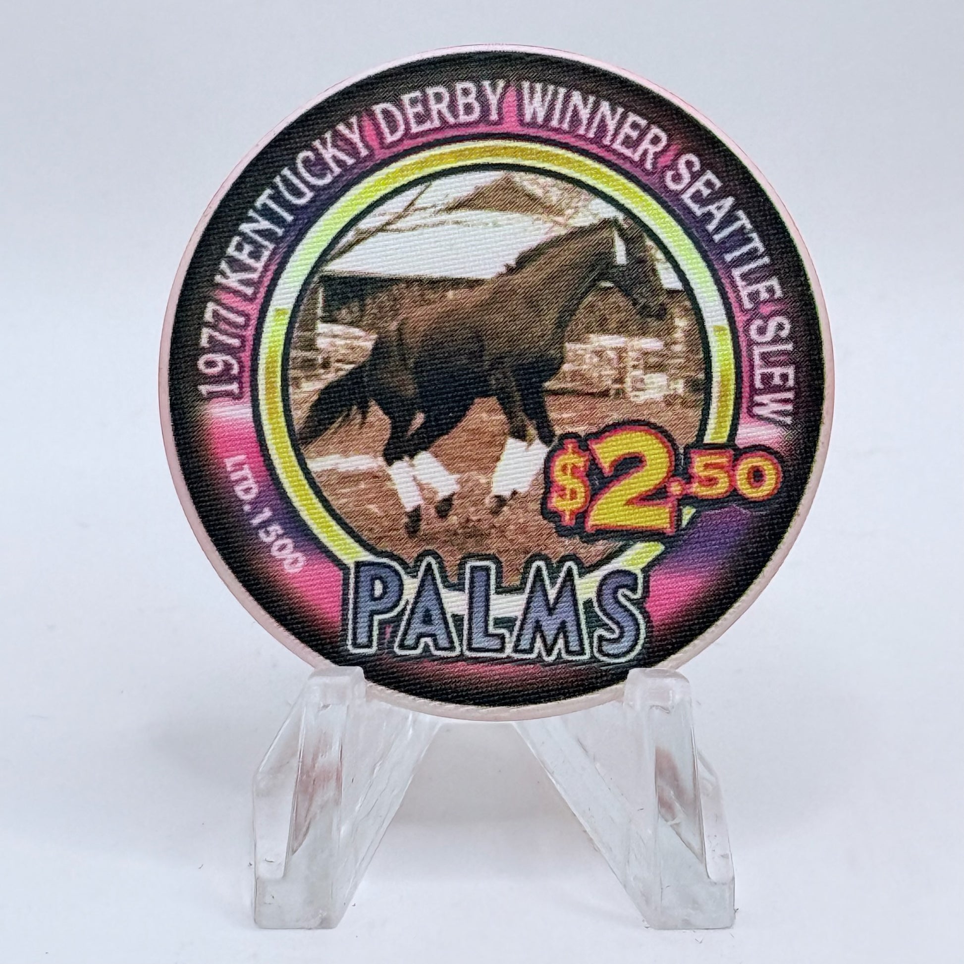 Palms Casino Resort Las Vegas Nevada 2003 'Kentucky Derby' LE $2.50 Casino Chip E1908