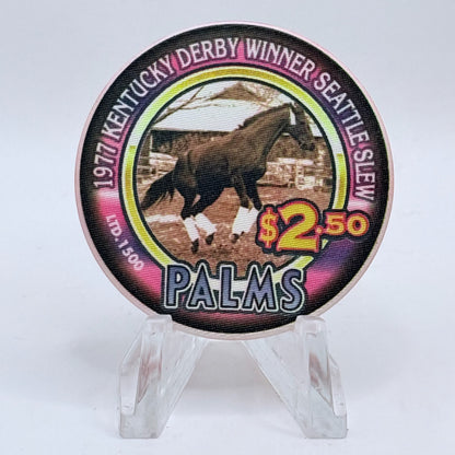 Palms Casino Resort Las Vegas Nevada 2003 'Kentucky Derby' LE $2.50 Casino Chip E1908