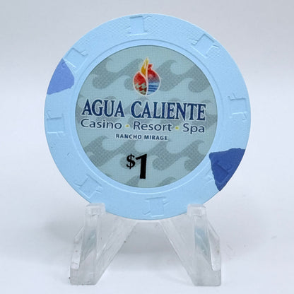 Agua Caliente Casino Rancho Mirage California $1 Casino Chip