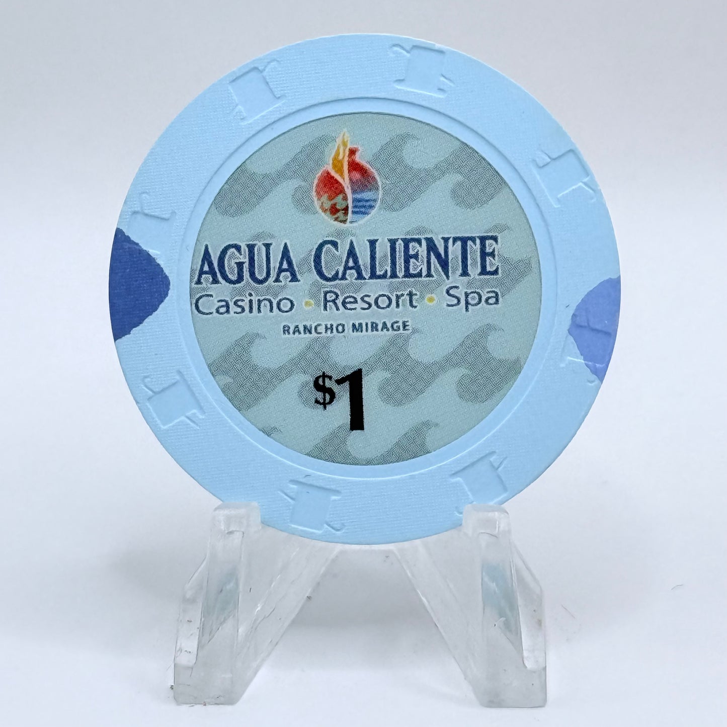 Agua Caliente Casino Rancho Mirage California $1 Casino Chip