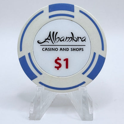 Alhambra Oranjestad Aruba 2013 Series 3 $1 Casino Chip