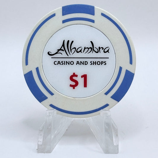 Alhambra Oranjestad Aruba 2013 Series 3 $1 Casino Chip