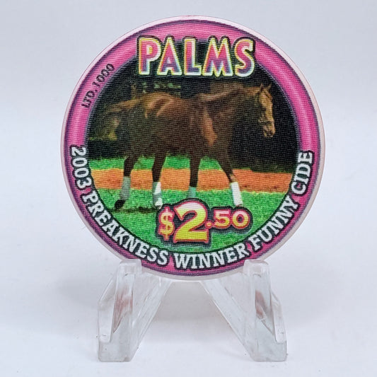 Palms Casino Resort Las Vegas Nevada 2004 'Preakness' LE $2.50 Casino Chip E1914