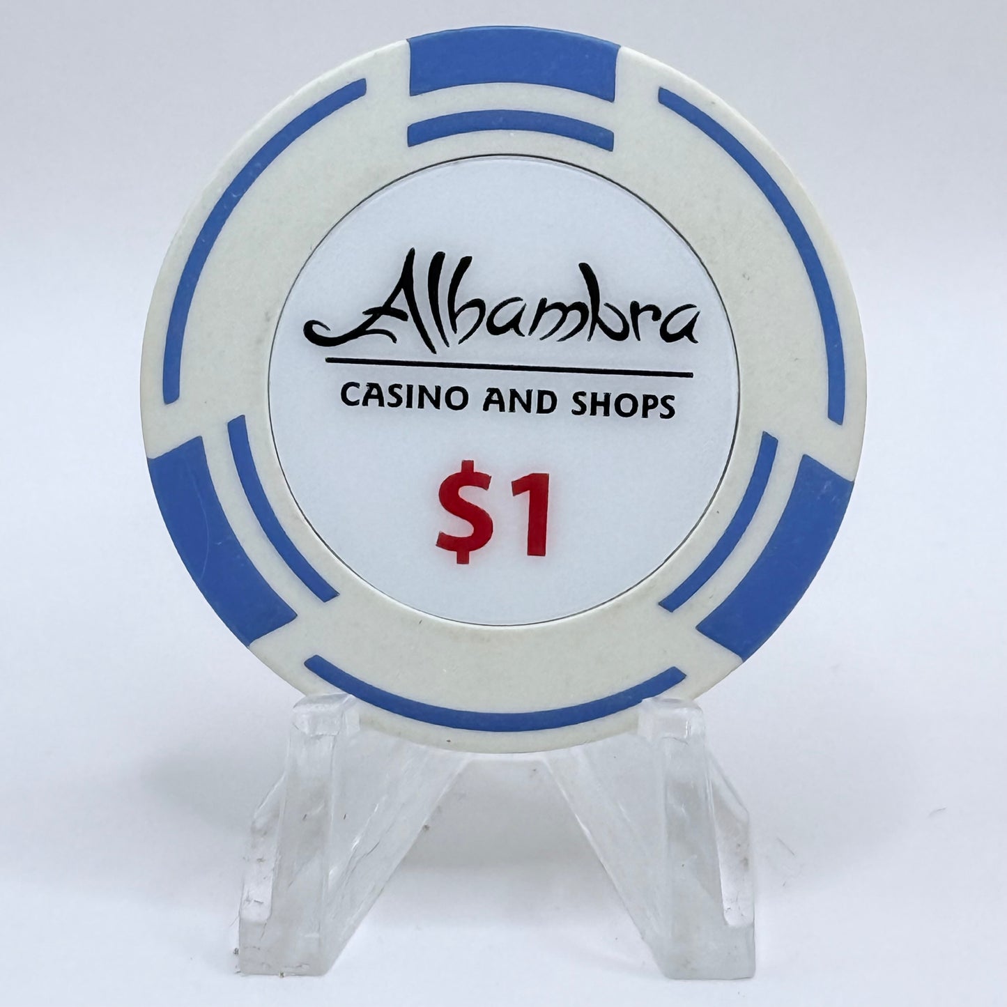Alhambra Oranjestad Aruba 2013 Series 3 $1 Casino Chip