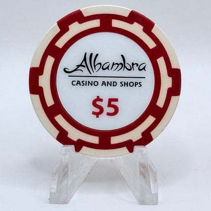 Alhambra Oranjestad Aruba 2013 Series 3 $5 Casino Chip