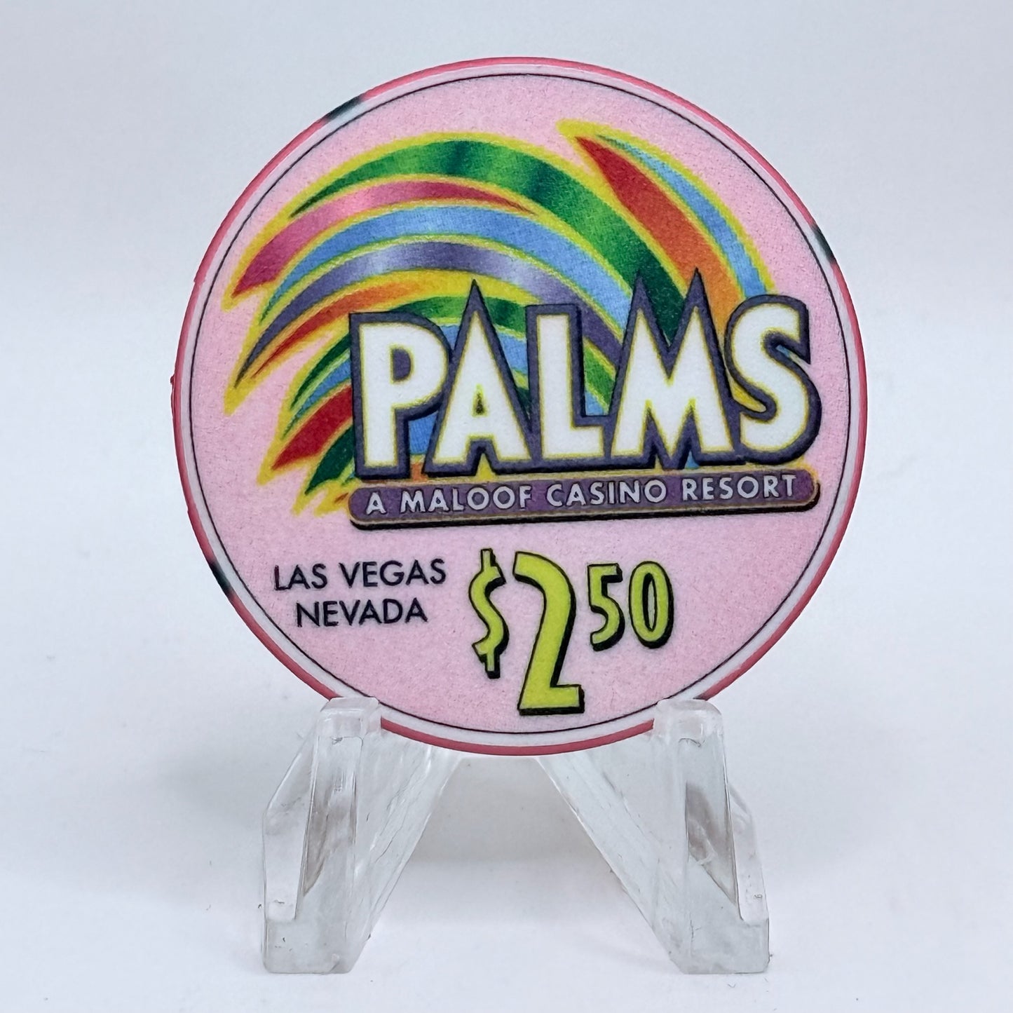 Palms Casino Resort Las Vegas Nevada 2002 'Belmont Stakes' LE $2.50 Casino Chip E1917