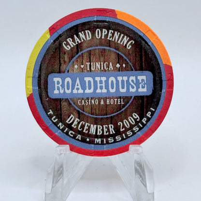 Roadhouse Casino & Hotel Tunica Mississippi 2009 'Grand Opening' LE $5 Casino Chip
