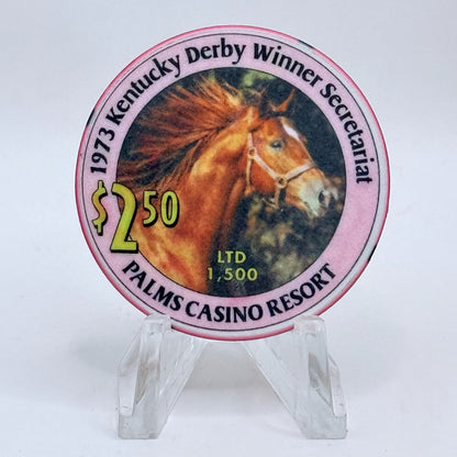 Palms Casino Resort Las Vegas Nevada 2002 'Kentucky Derby' LE $2.50 Casino Chip E1918