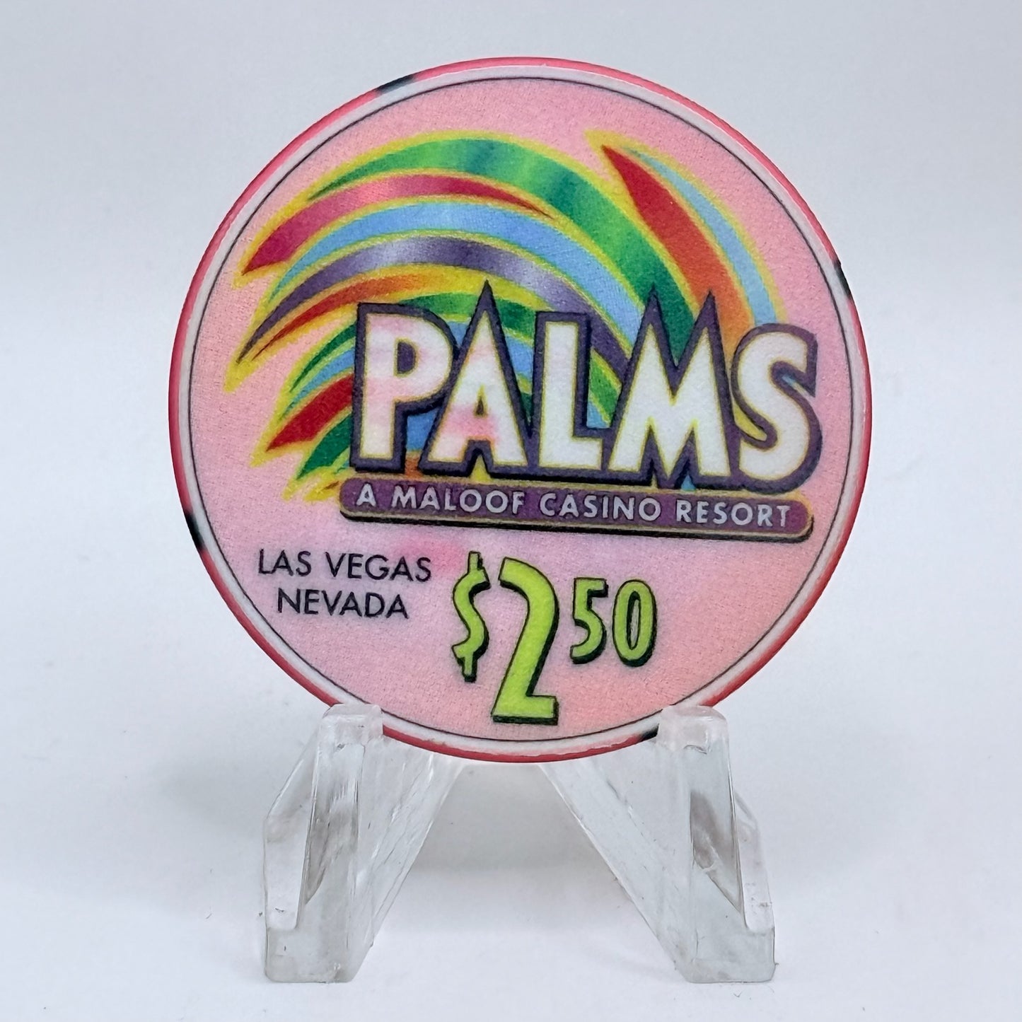 Palms Casino Resort Las Vegas Nevada 2002 'Kentucky Derby' LE $2.50 Casino Chip E1918