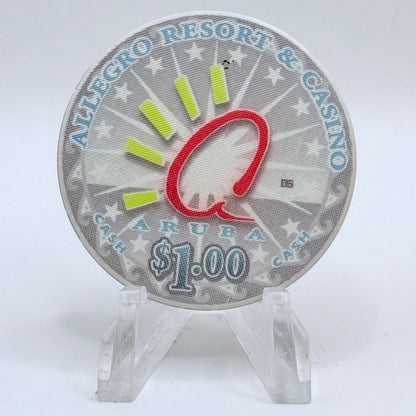Allegro Resort & Casino Palm Beach Aruba $1 Casino Chip