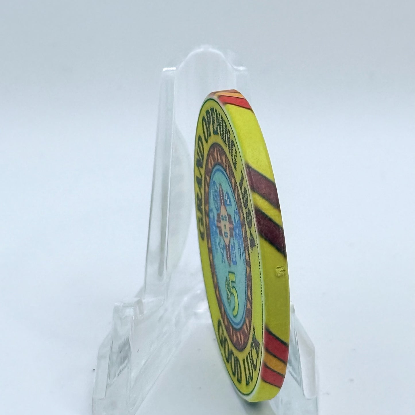 Spotlight 29 Palace Casino Coachella California 1994 'Grand Opening' LE $5 Casino Chip