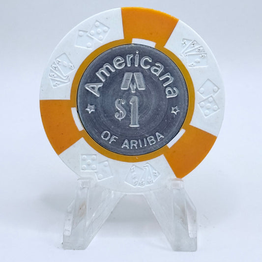 Americana Palm Beach Aruba Series 2 $1 Casino Chip