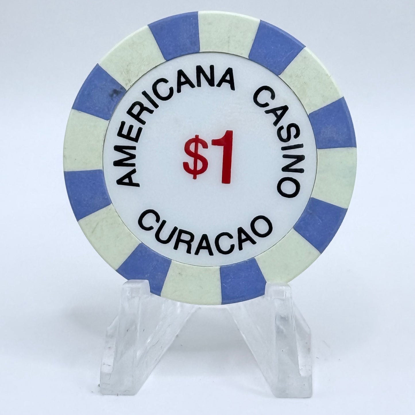 Americana Casino Otrabanda Curacao $1 Casino Chip