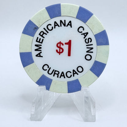 Americana Casino Otrabanda Curacao $1 Casino Chip