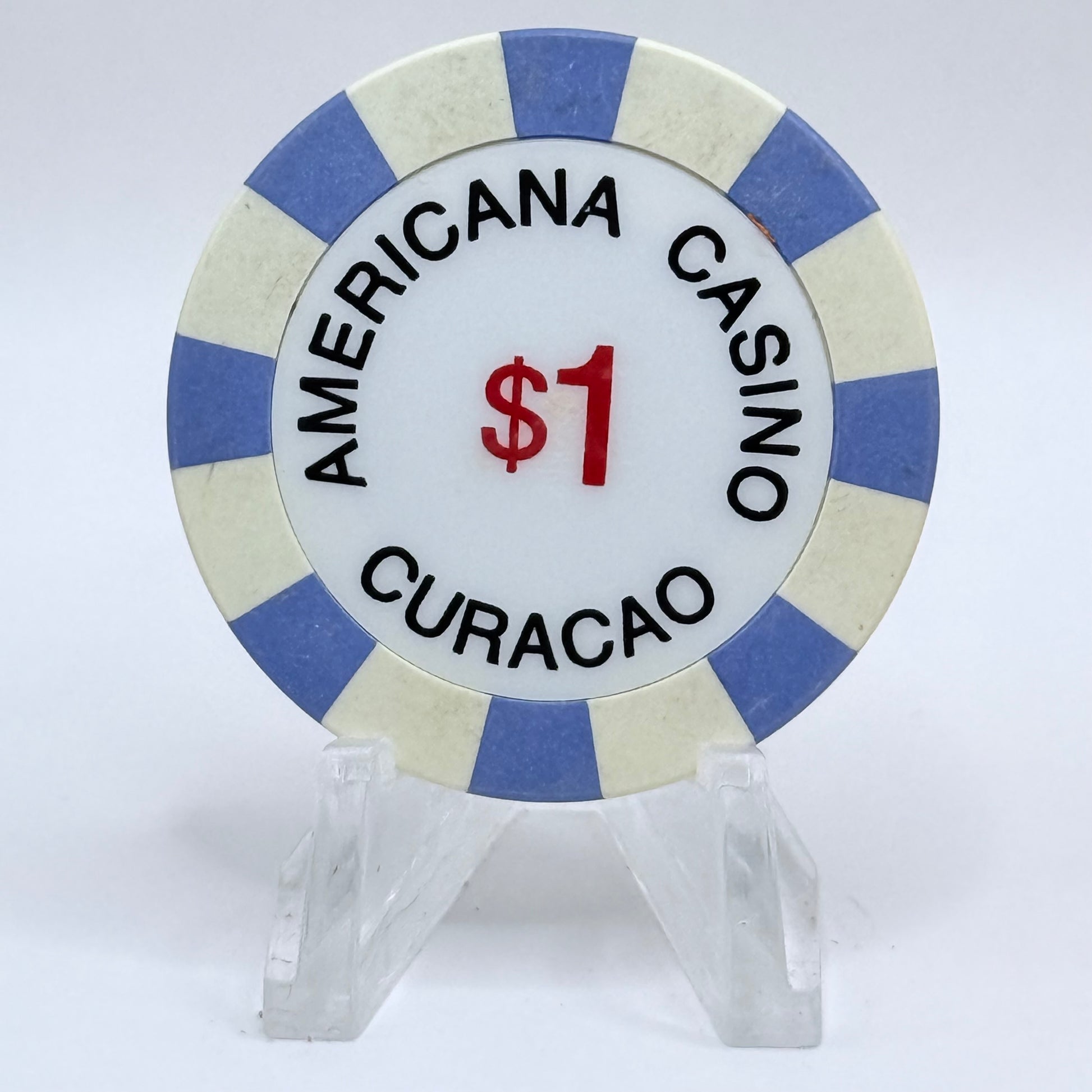 Americana Casino Otrabanda Curacao $1 Casino Chip