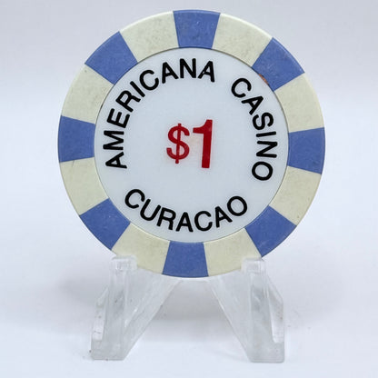 Americana Casino Otrabanda Curacao $1 Casino Chip