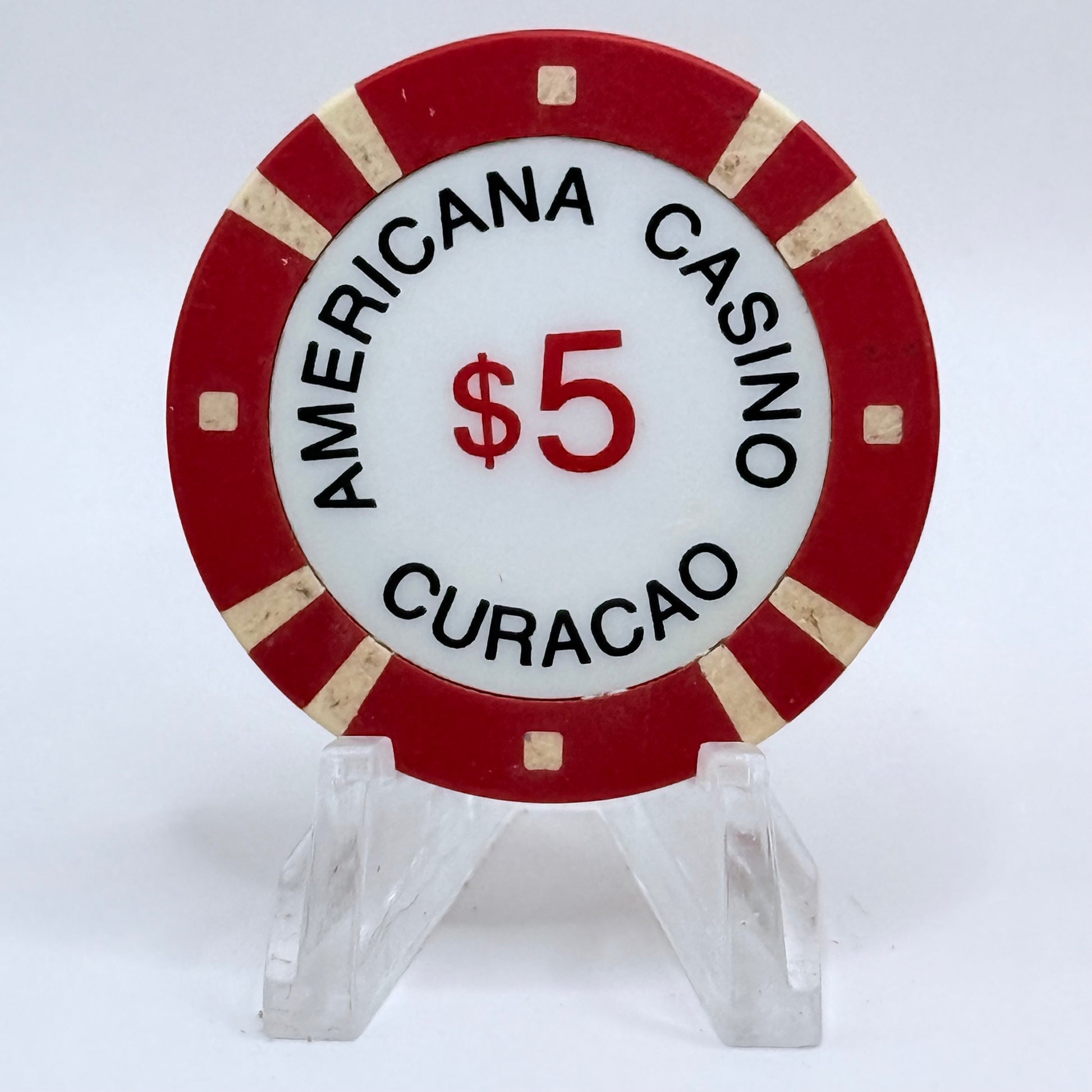 Americana Casino Otrabanda Curacao $5 Casino Chip