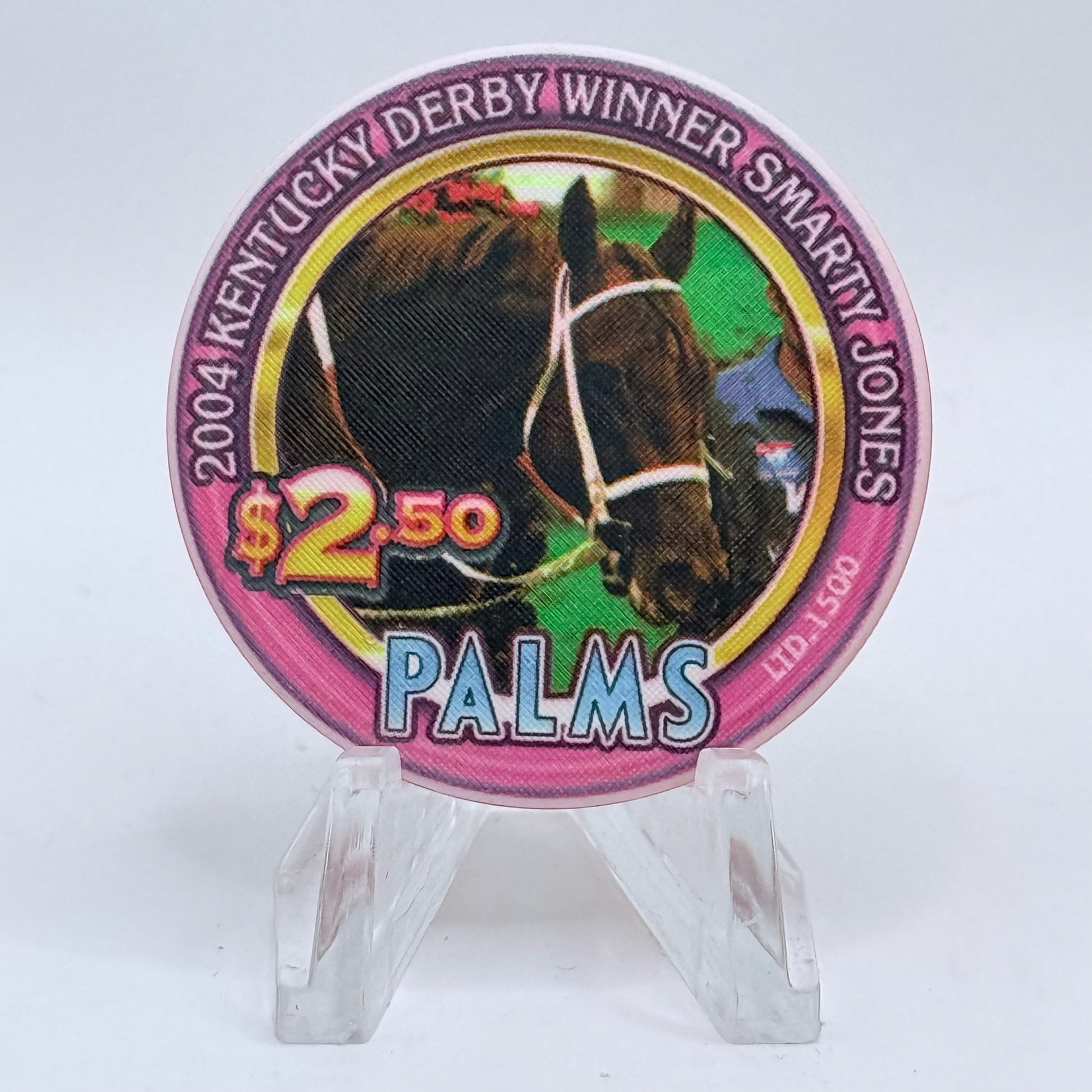 Palms Casino Resort Las Vegas Nevada 2005 'Kentucky Derby' LE $2.50 Casino Chip E4532
