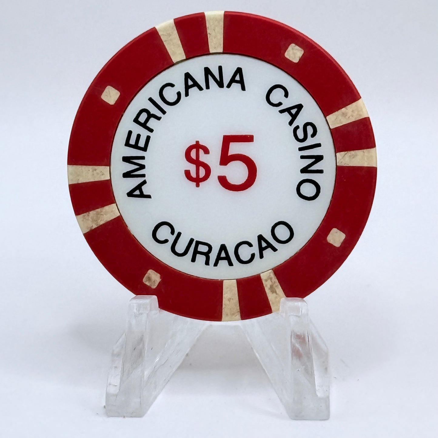 Americana Casino Otrabanda Curacao $5 Casino Chip