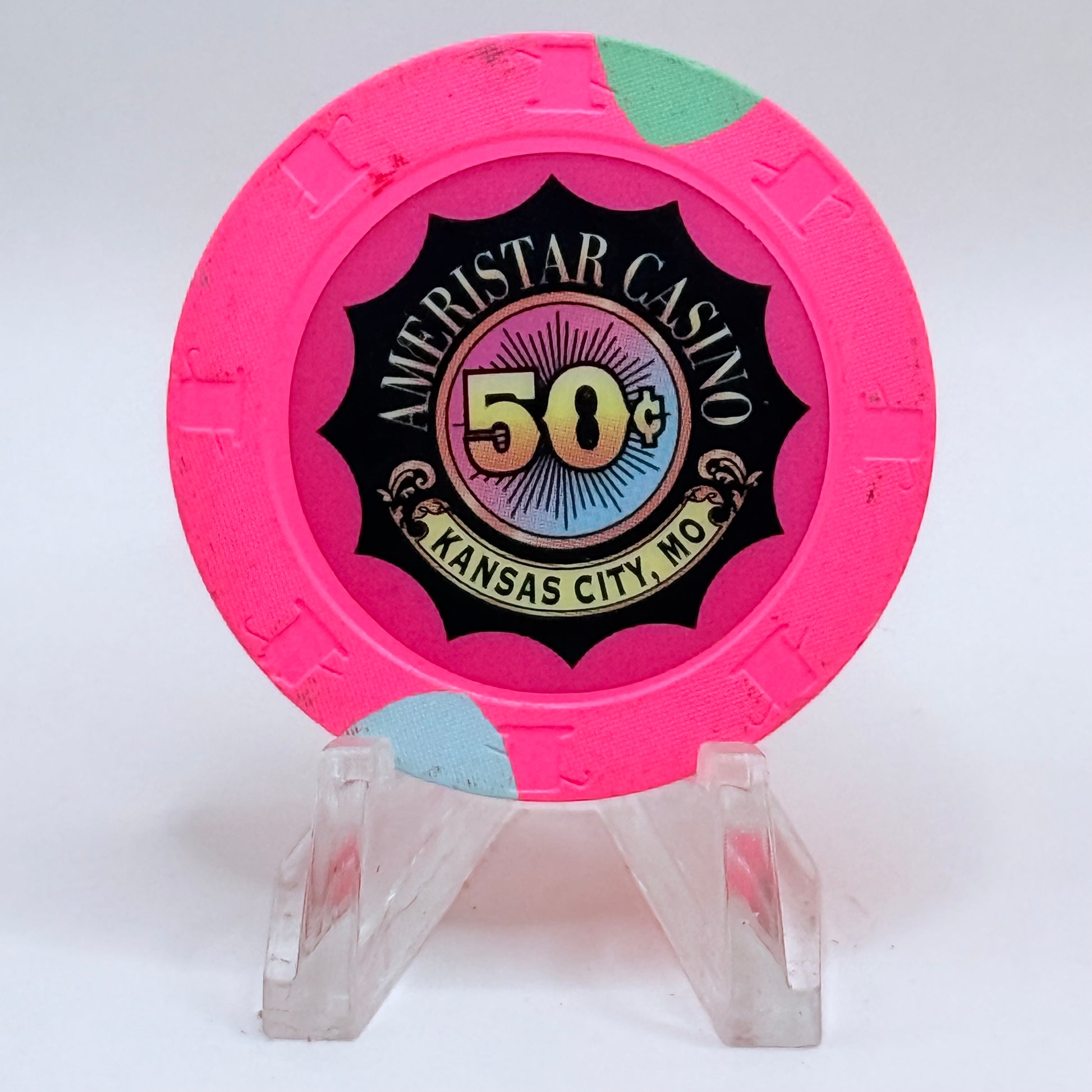 Ameristar - Kansas City Kansas City Missouri 2001 Series 1 $0.50 Casino Chip