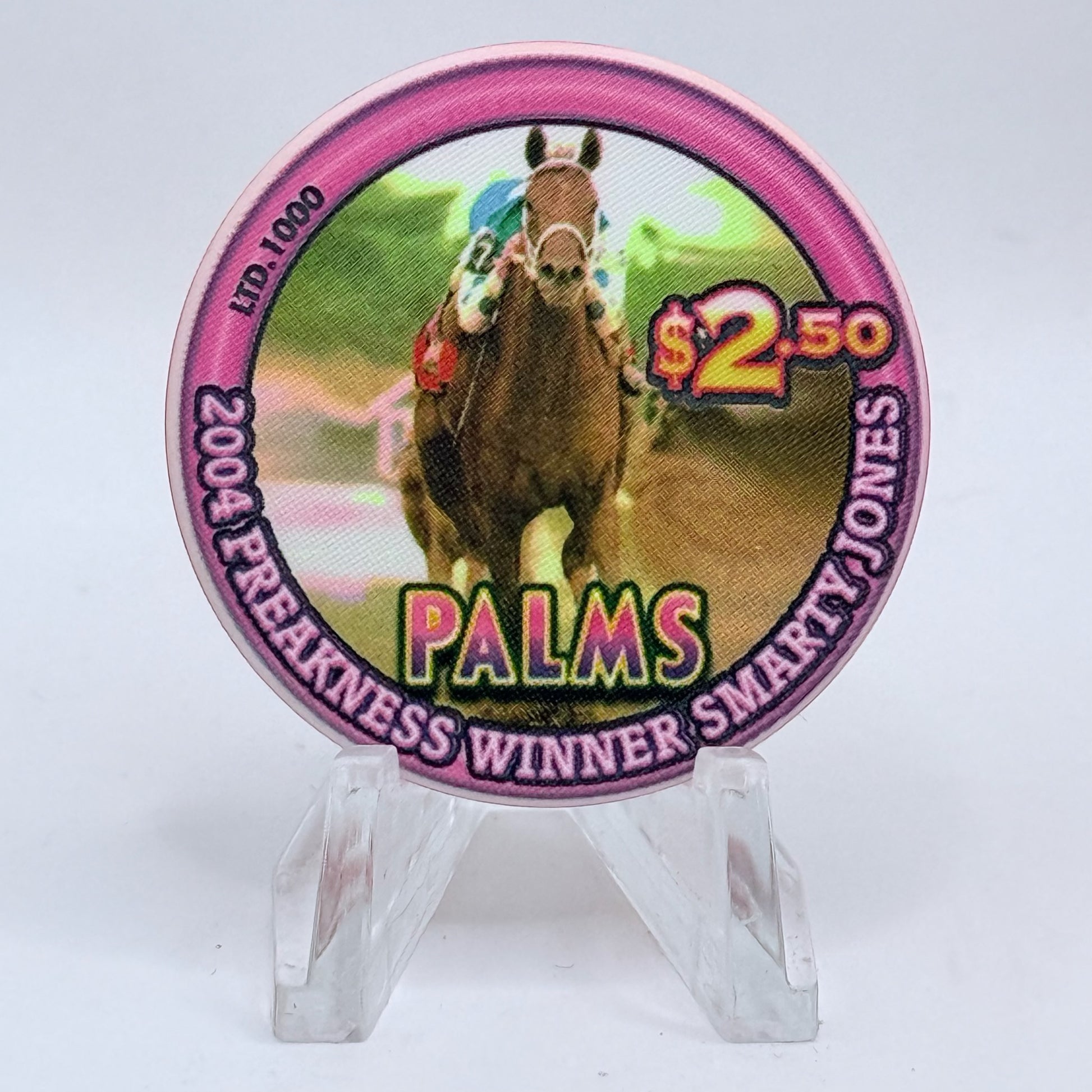 Palms Casino Resort Las Vegas Nevada 2005 'Preakness' LE $2.50 Casino Chip E4534